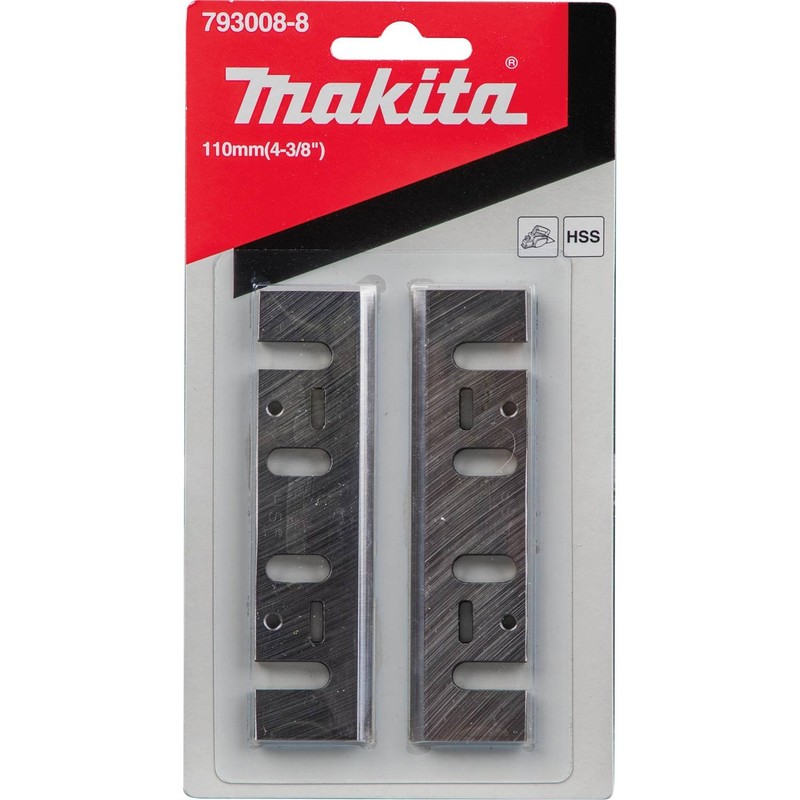 Makita 793008-8 HSS Planer Blade 110 1911B, Multi-Colour
