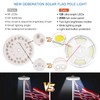 Solar Flag Pole Light 128 LED - Super Bright Powered