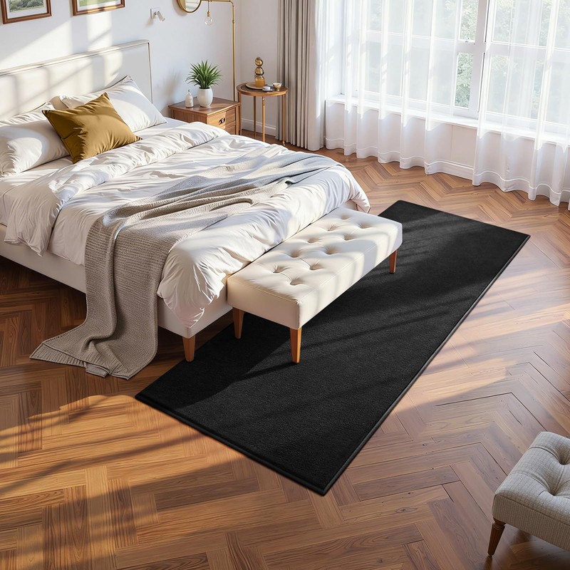 ISEAU 2x6 Soft Runner Rug for Hallway, Washable and Non-Slip,
