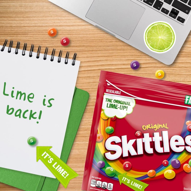 SKITTLES Original Chewy Candy Bulk Pack, Family Size Candy Bags,
