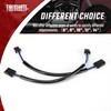TIGERSGATE 12" Handlebar Front Plug & Play Turn Signals Extension