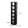 UFORU Small Shoe Rack, 7 Tier Plastic Vertical Shoe Rack
