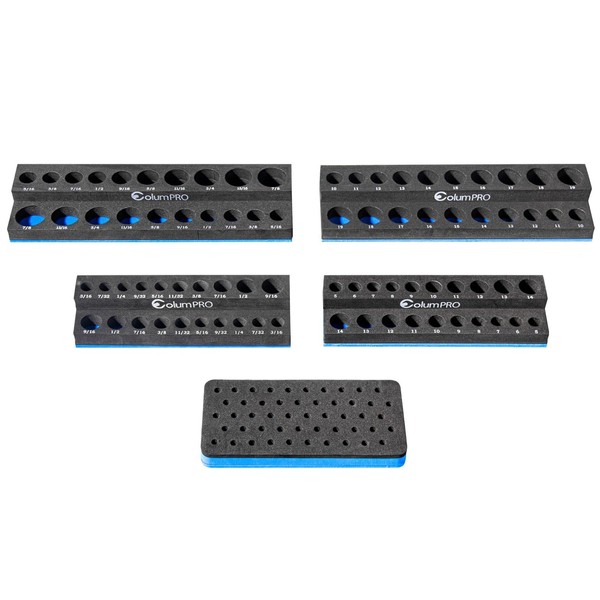 ColumPRO ColumPRO Foam Socket Organizer for Tool Box Drawer,Sockets Holder