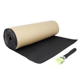 QUARKZMAN Car Sound Insulation Foam Thermal Insulation Bonnet 5mm Insulation with Roll 152x100cm