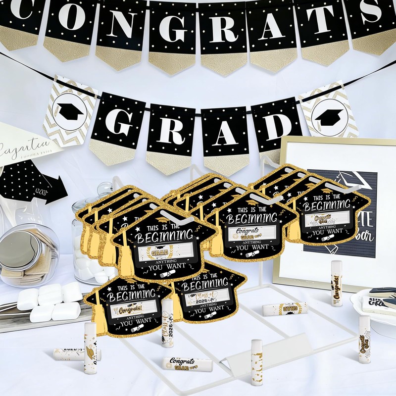 Nlicrst 30 Pack 2026 Graduation Lip Balms Gifts, Class of