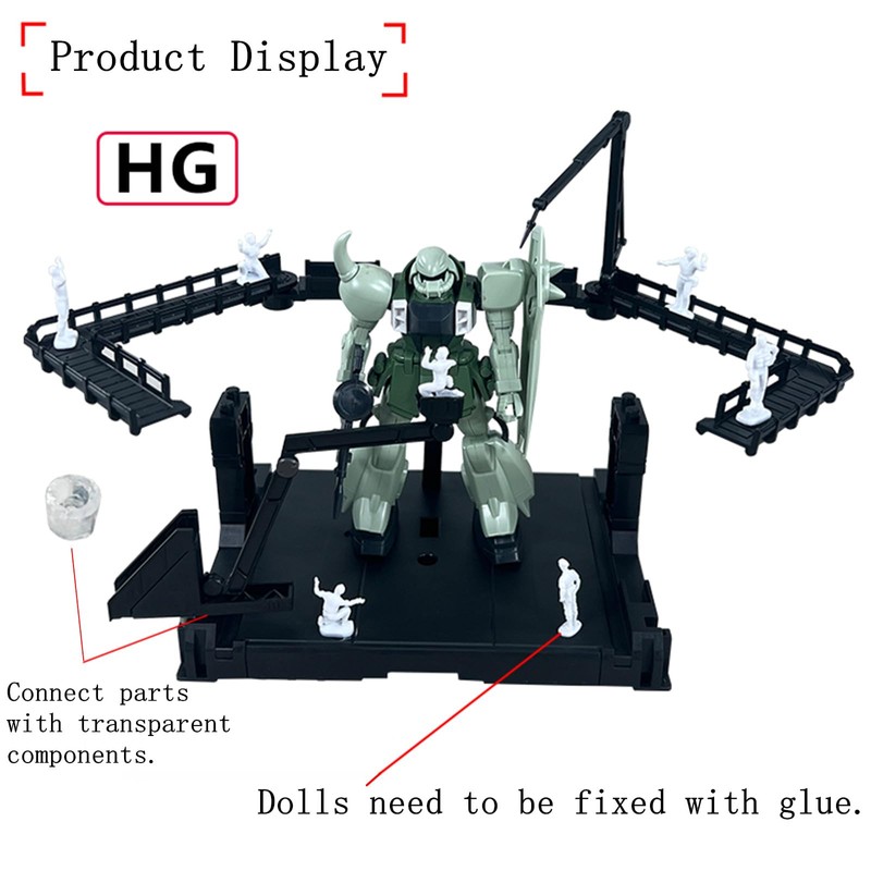 Yarastafu Action Character Model Display Shelves, Display Stands,Suitable For EW/MG/HG/RG