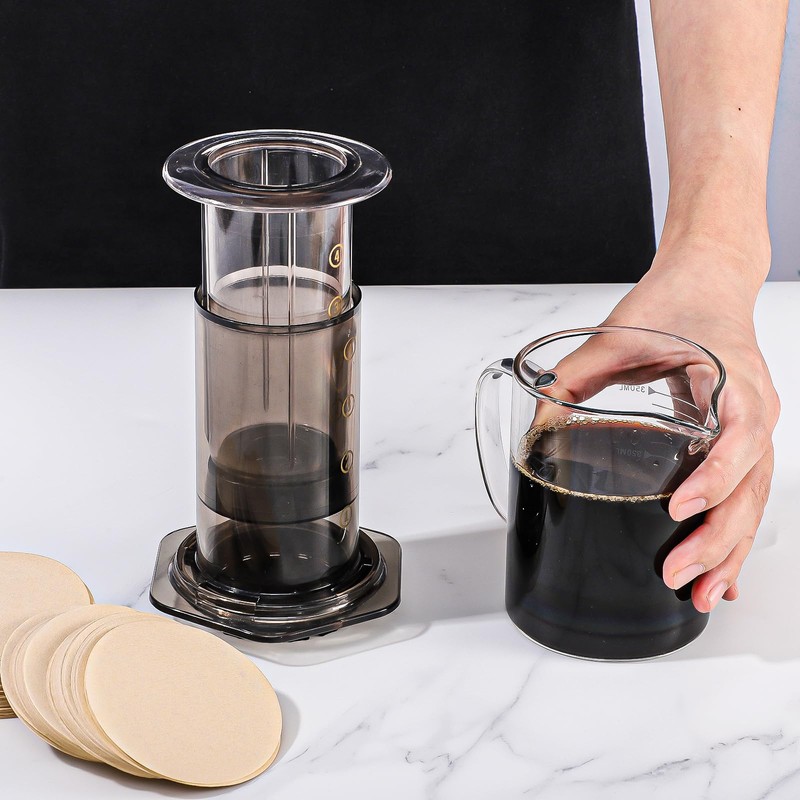600pcs XL Replacement Coffee Filter Paper, Natural Round Coffee Filter
