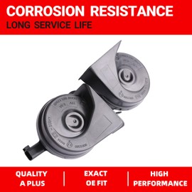 Mocar7 Horn Assembly With Bracket Compatible with Dodge RAM 1500 1500 CLASSIC 2500 3500 2017-2024 Dual Horn Replacement