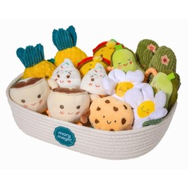 Mary Meyer Teether Baby Rattle, 6", Sweetie Pineapple
