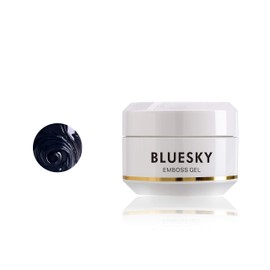 Bluesky UV Gel Emboss Carving Gel for Nail Art, Black, 01, 8 ml (Requires Curing Under UV/LED Lamp)
