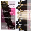 Moresoo Utip Hair Extensions Human Hair Dark Brown U Tip
