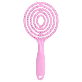 Curly Hair Comb,Round Paddle Vented Detangling Brush | Faster Blow Styling Hair Brush, Wet and Dry Air Massage Comb for Thick and Curly Hair