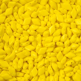 Matubo Czech Gemduo 2-Hole apx. 39g (3x13g) Vials, Limon