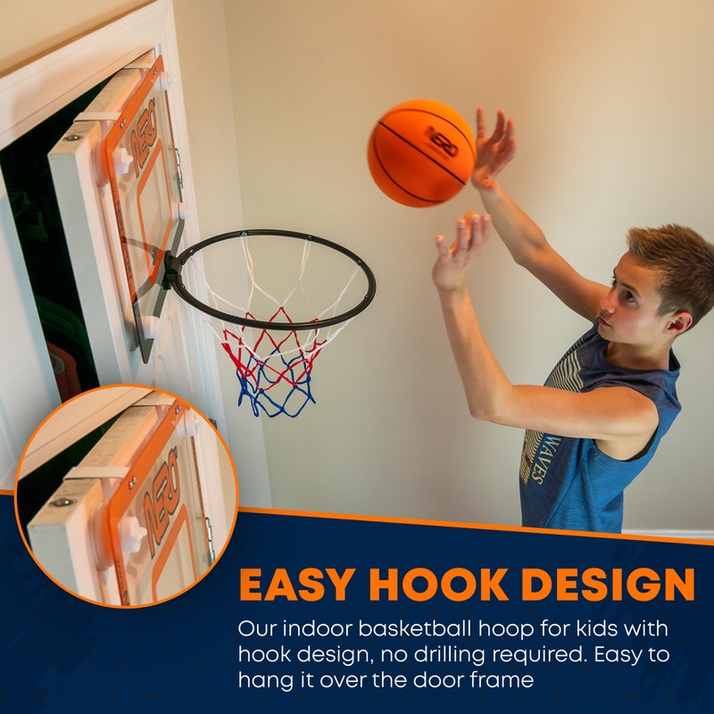 NERO SPORT Ninja Silent Basketball- Soft Foam Indoor Hoop Play