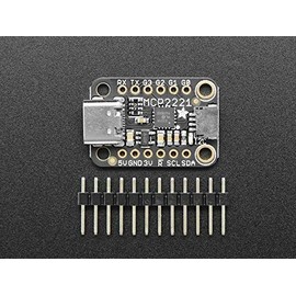 Adafruit MCP2221A Breakout - General Purpose USB to GPIO ADC I2C (Stemma QT/Qwiic)