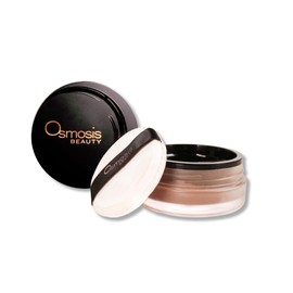 Osmosis Voila Finishing Loose Setting Powder Makeup, Oil Absorption Balanced with Hydration, Flawless Blurring Powder For All Skin Types - Deep, 0.23 Oz