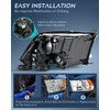 Nilight Headlight Assembly 2009 2010 2011 2012 2013 2014 2015