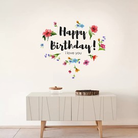Wall stickers, birthdays, flowers, decorations, children's rooms, DIY, parties, birthday goods