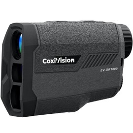 CoxiVision Golf Hunting Rangefinder 1000Yards Range 6x Magnification Pin Seeker Flag Lock & Vibration Arc Rifle Mode Angle Compensation