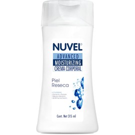 Nuvel Crema Corporal con Colageno para Piel Reseca 315ml, Crema para el Cuerpo Rpida Absorcin, 24hrs de Humectacin.