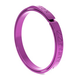 0-FINITY Titanium Keyring Titanium, for carabiner, car keys, organizer, EDC gears, accessories, keychain For men and woman (Paars)