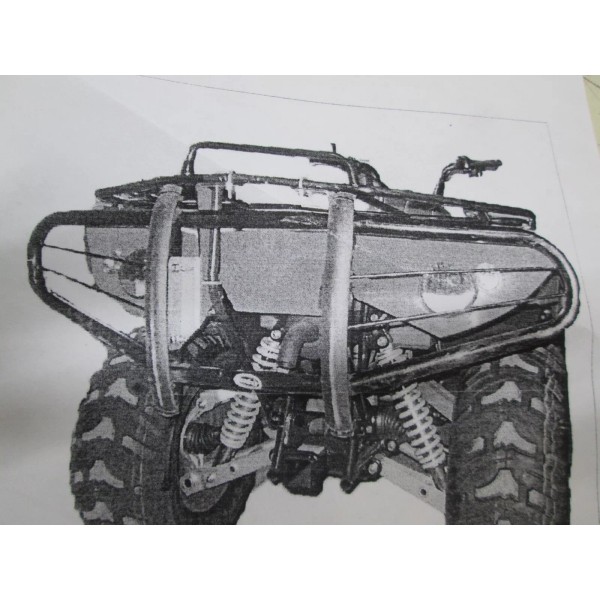 QUADRAX ELITE REAR BUMPER - ARCTIC CAT 366 2008-11 +