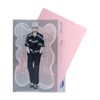 Sunstar Stationery Blue Rock Clear File, 5 Pockets, Nagi, S2139987