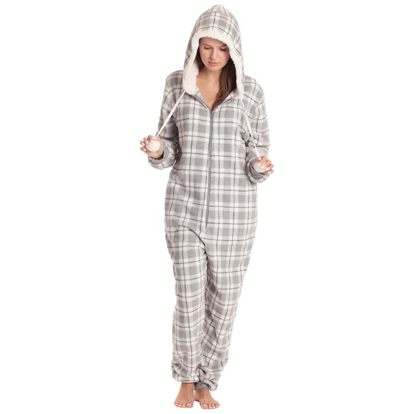 Just Love Adult Onesie Pajamas 6342-10018-GRY-M