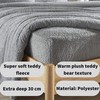 Olivia Rocco Teddy Fleece Extra Deep Fitted Sheet Cosy Warm