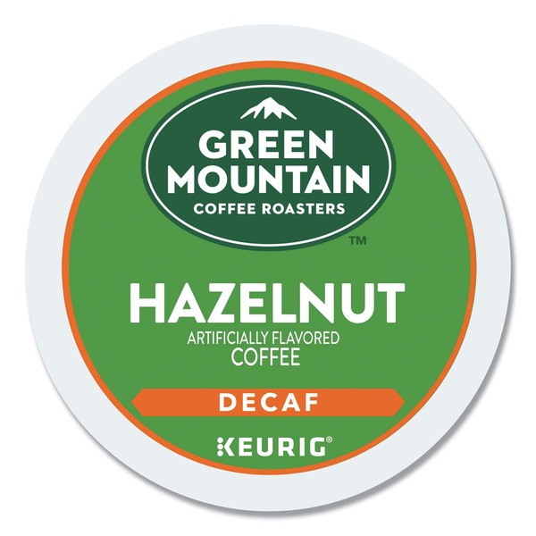 Green Mountain Coffee Hazelnut Decaf, Light Roasted, K-Cup Portion Pack for Keurig K-Cup Brewers, 24-Count