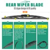 24" 18" 12" Windshield Wiper Blades Replacement for GMC Terrain