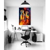 Artley Prints - Adorable Meerkat Family Abstract Canvas Prints -