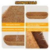 4 Pieces 24 Inches Trough Coco Fiber Replacement Liner Half