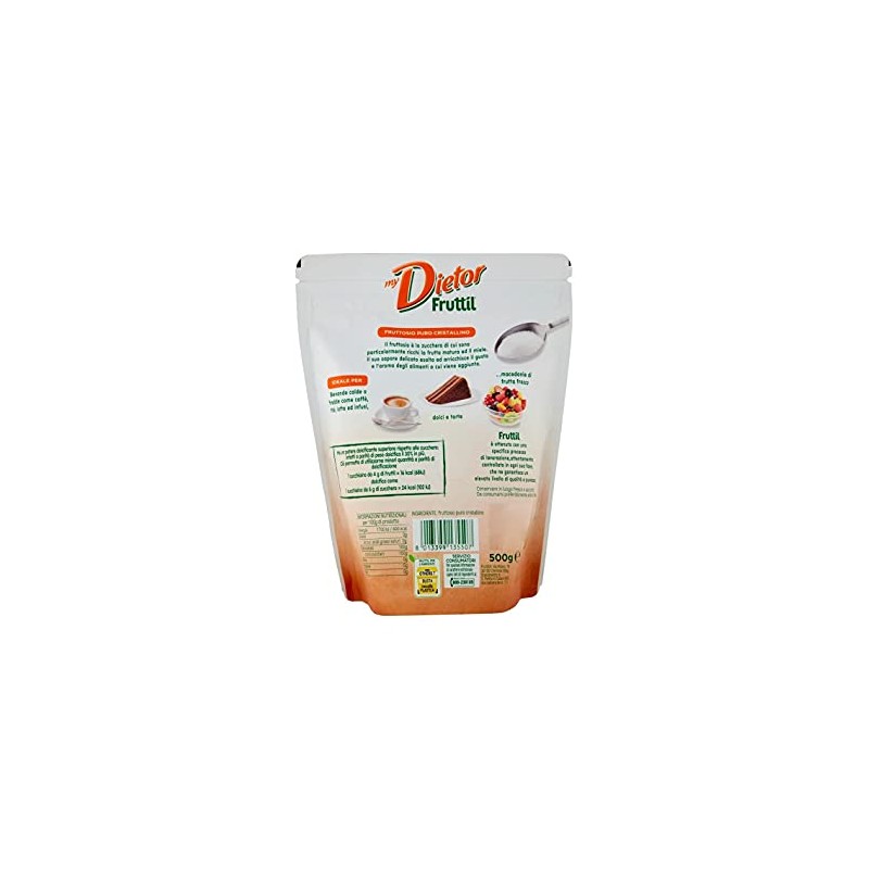 Dietor - My Dietor Fruttil Fruttosio Puro, Dolcificante - Sfuso