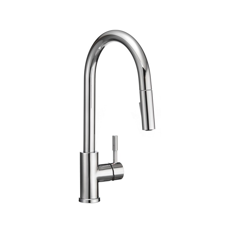 Dura Faucet RV Streamline Single Handle Pull-Down Kitchen Sink Faucet