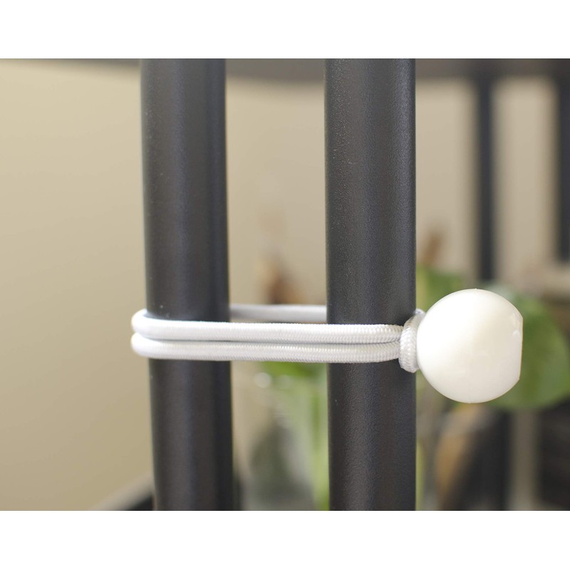 9 inch 25 Piece Heavy Duty 5mm Ball Bungee Canopy