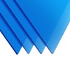 Blue Acrylic Sheet 12" x 16", 2 Pack FFGODO Glossy