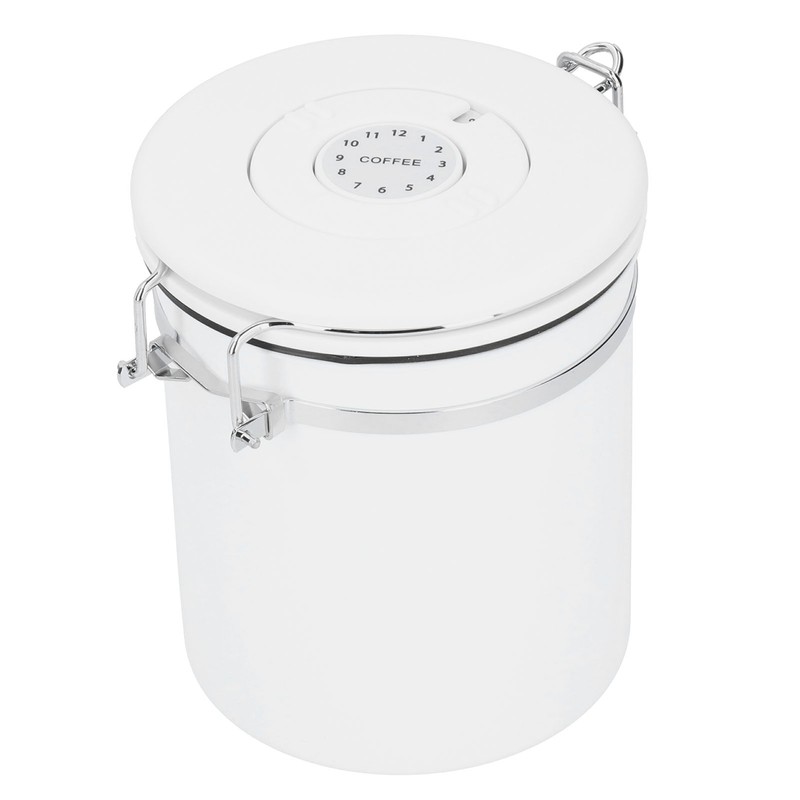 Stainless Steel Sealed Canister Coffee Flour Sugar Container Storage Jar