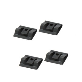 REPAIROCK 4pcs Metal Retainer Car Console Dashboard Trim Clip 14mm x 13.8mm Auto Replacement Parts