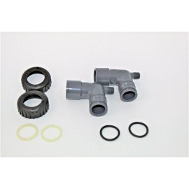 Clack KIT WS1 Clack By Pass Assy V3006 and WS1 FTG 3/4"x1" PVC Sol Tails Set V3007-01