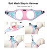 Mercano Soft Mesh Dog Harness and Leash Set, No-Chock Step-in