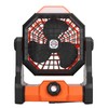 Outdoor Portable Fan Stepless Speed Control High Wind Fan Camping
