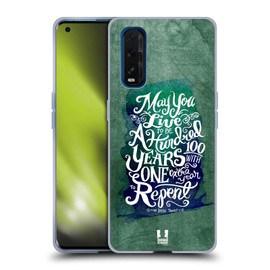 Head Case Designs Toast Irish Craic Soft Gel Case Cover for Oppo Find X2