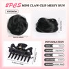 Space Buns Hair Piece 2 Pack Messy Bun Extension Claw