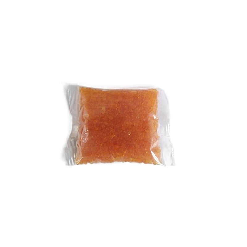 5 x 100 g silica gel, orange, with colour indicator,