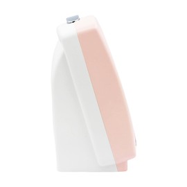 Seiko Serene Non Ticking Bedroom Alarm Clock, 5 Inch, Pink