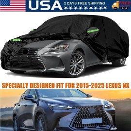 Unbranded For Lexus NX 2015-2025 Car Cover 6-Layer Outdoor Sun Snow Frost Dust All Weather