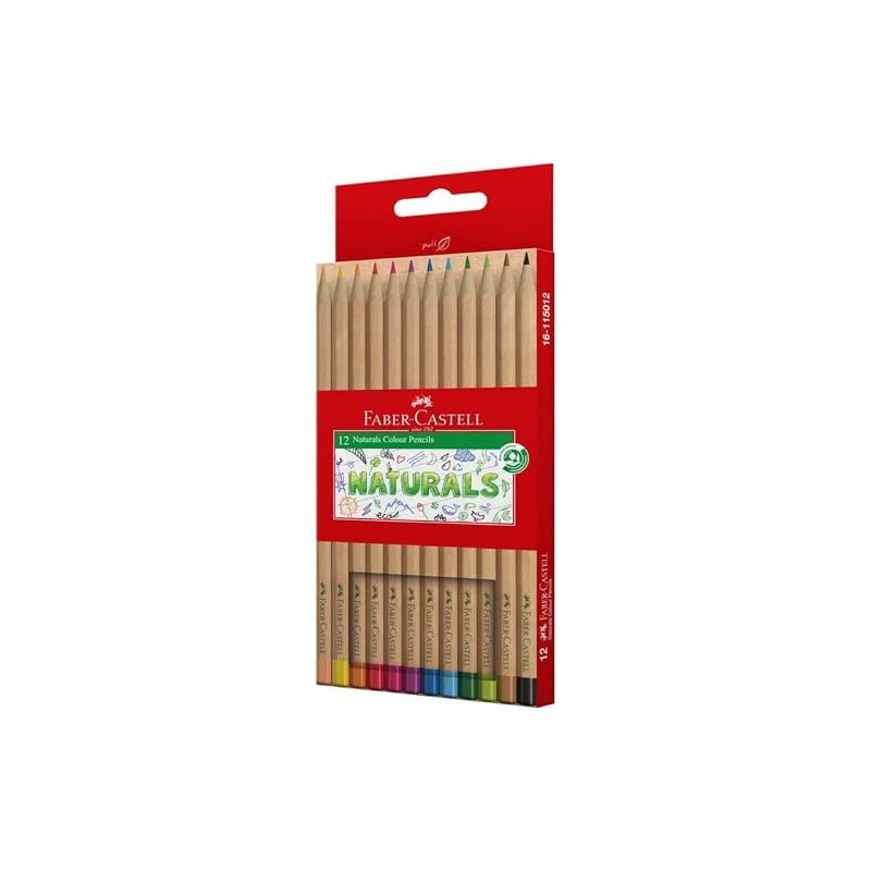 ファーバーカステル(Faber-Castell) 色鉛筆 ナチュラル 12色セット 27181001