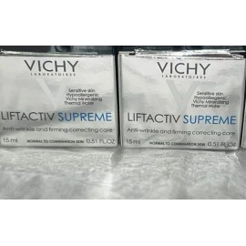 Vichy LOT (2) VICHY LIFTACTIV SUPREME ANTI-WRINKLE CARE for SENSITIVE SKIN 15ml NEW