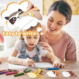 Pack of 24 Sticky Notes Small Sticky Notes Funny Notepad Children School Supplies Sticky Notes Party Bag School Sticky Notes Small Gifts for Children, Students